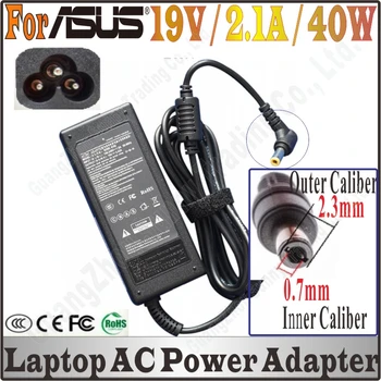 

DHL Ship, Wholesale 19V 2.1A AC Laptop Adapter For asus Eee PC Netbook Power Charger Supply F0754 EXA081XA 1201N ADP-40H/40PH AB
