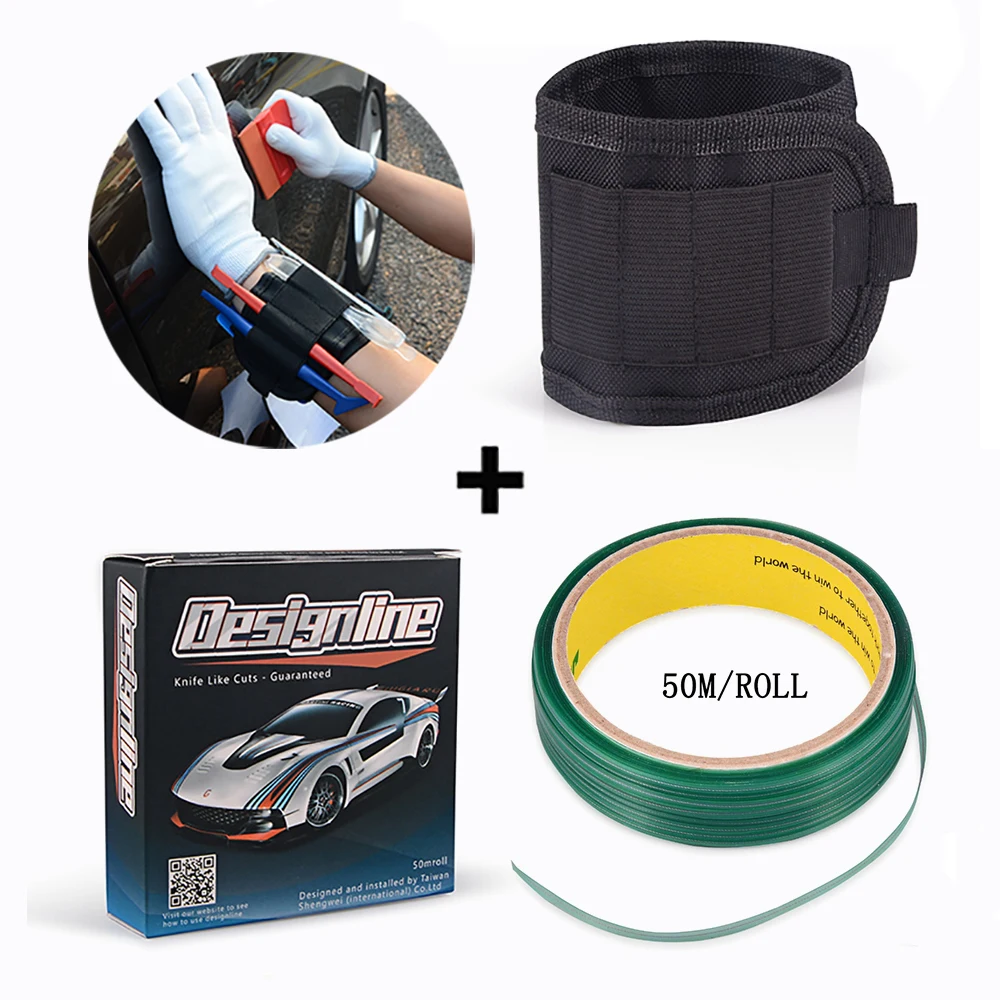 

EHDIS 50M Knifeless Tape Design Line Car Stickers Decal Cutting Tool Accessories Vinyl Car Wrap Film Magnetic Magnet Wristband