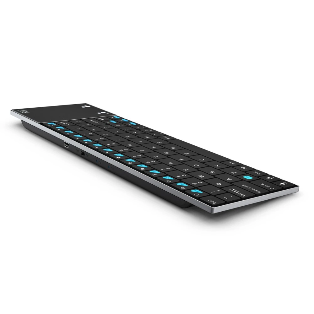 Beste Engels Keyboard Rii mini K12 + i12 + Draadloze Toetsenbord en K12 + Bluetooth Toetsenbord met Touchpad muis voor PC Tablet Android