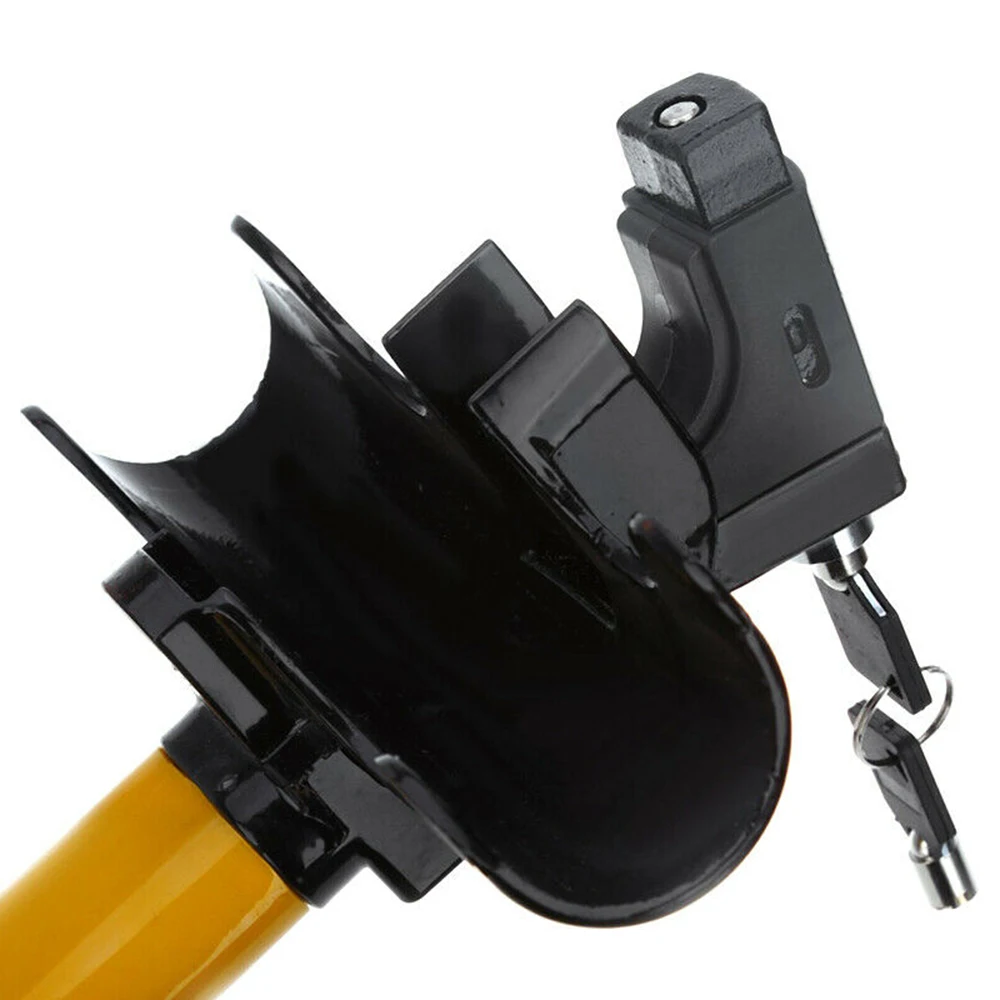 Steering Wheel Accessories Universal Auto Car T Shaped Steel Anti-Theft Security Rotary Steering Wheel Lock