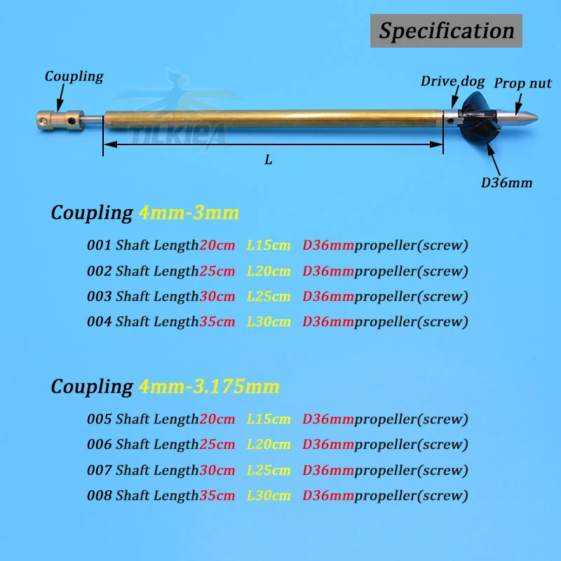 Лодка 4 мм из нержавеющей стали судовой вал приводной вал+ два лопасти пропеллер+ медный вал втулка/комплект
