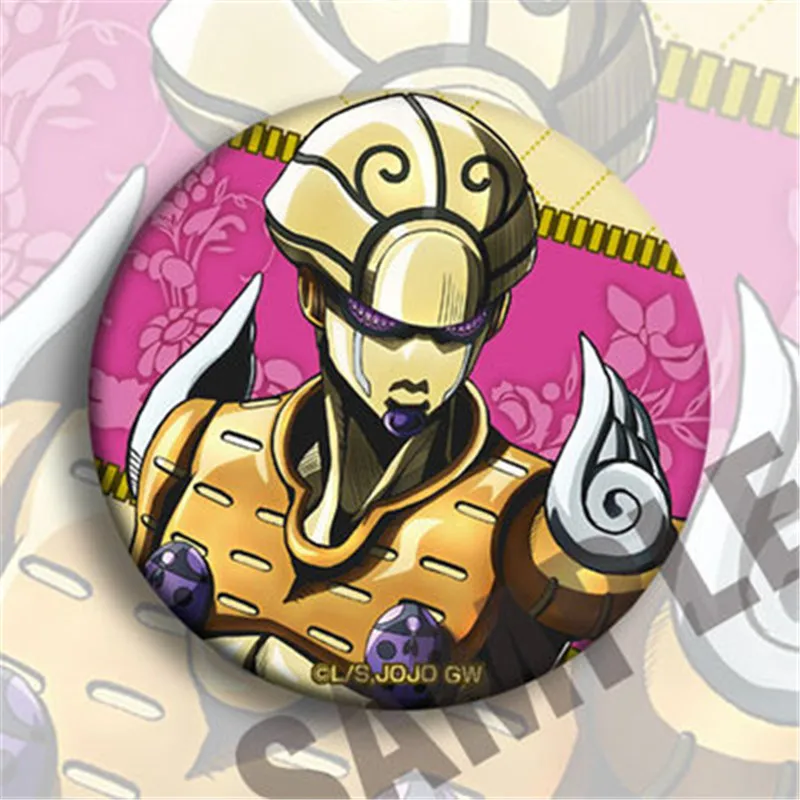 12pcs JOJO/'s Bizarre Adventure Golden Wind Giorno Bruno Pin Button Bedge Badge