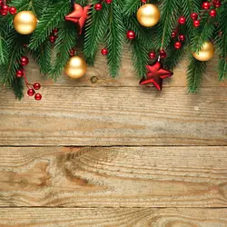 Laeacco Рождество Pine Bauble колокольчик Деревянные Стены ребенок портрет фото фонов фоны для фотостудий Stuio