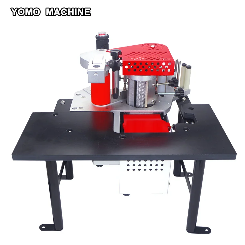 

free shipping Double sided edge banding machine woodworking PVC edge bander MY60 110V/220V