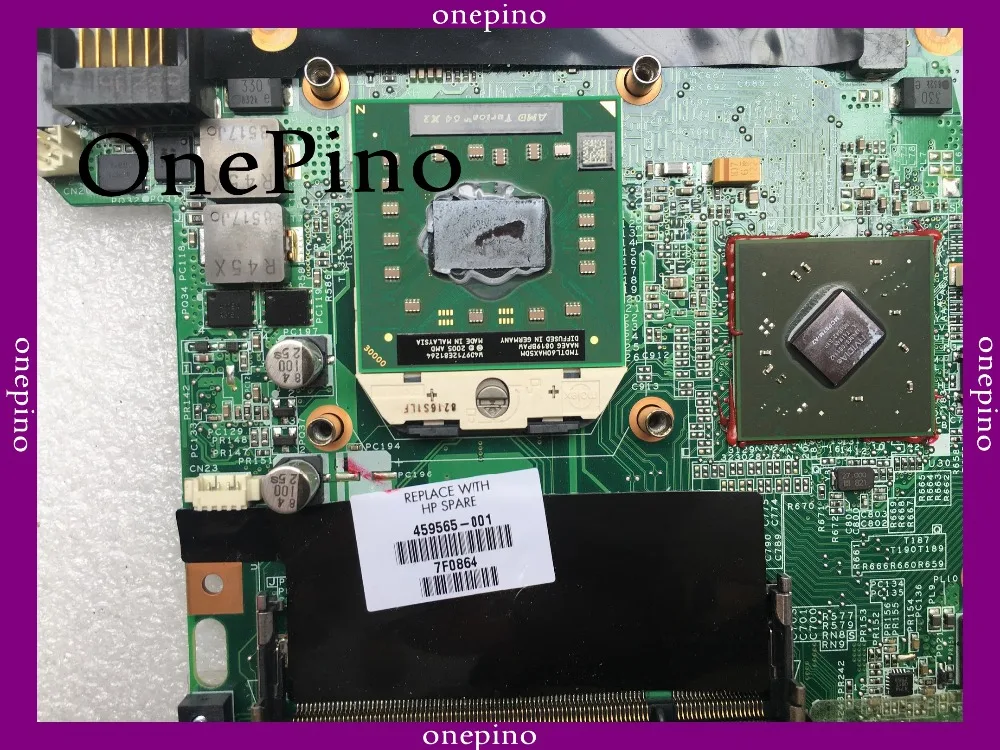 مع وحدة المعالجة المركزية 459565-001 DA0AT1MB8H0 اللوحة المحمول. DV6000 اللوحة 459565-001 العمل تماما