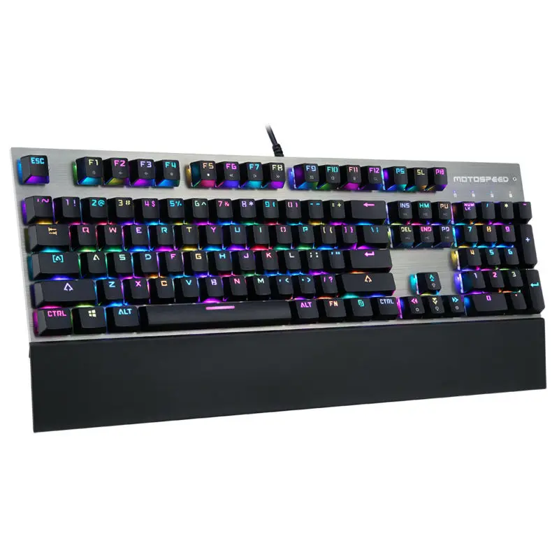  Original CK108 Mechanical Keyboard 104 Keys RGB Switch Gaming Wired klavye LED Backlit teclado for 
