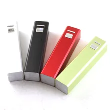 2600mAh mini lipstick emergency mobile power bank For Android xiaomi Samsung mobile phone watch USB fan Charging charger