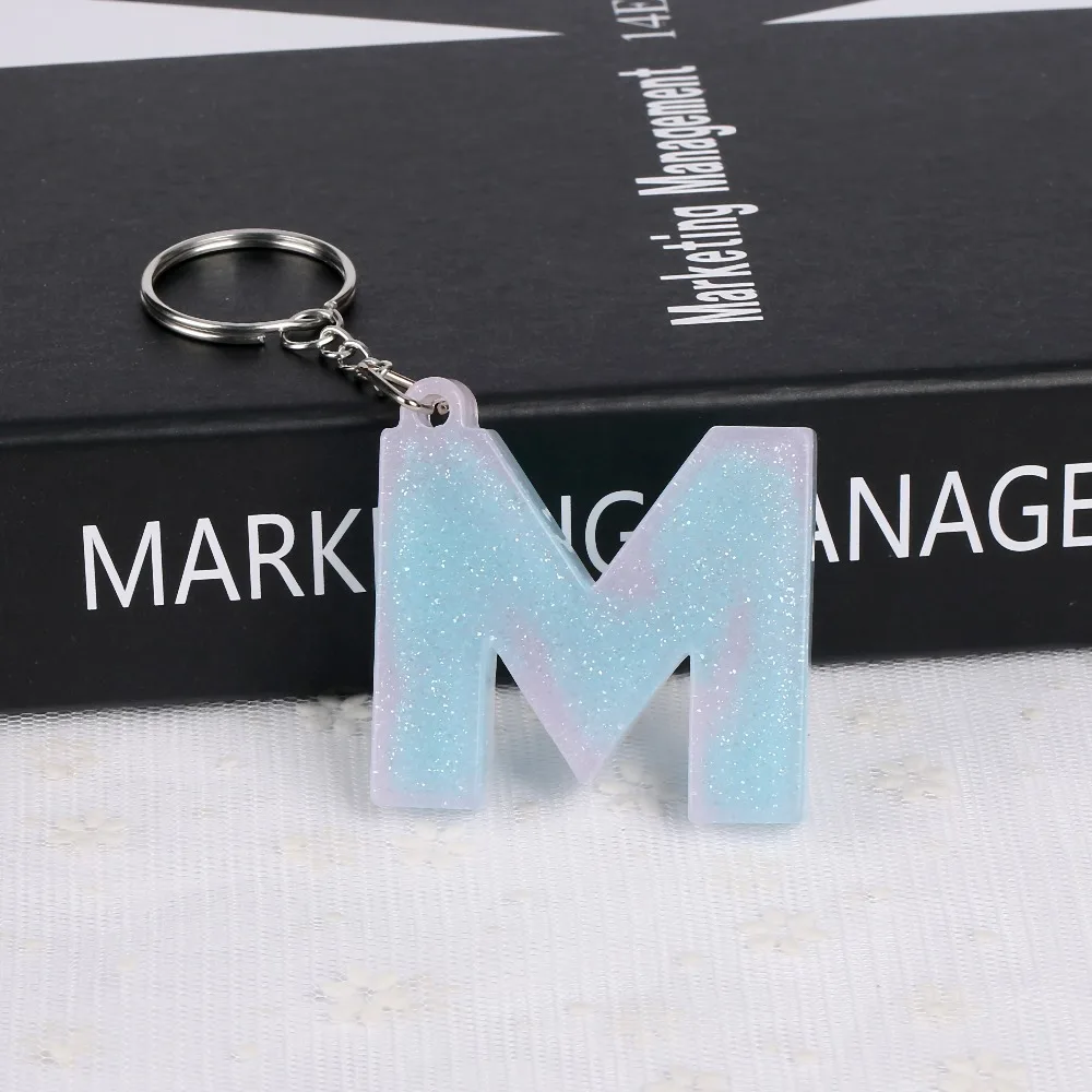1 шт. женский брелок с надписью на английском языке|handbag charms|letter keychainpink keyring |