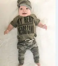 Casual 2019 New Newborn Baby Boys Summer Camo Tops T-shirt Shorts 2Pcs Outfits Sets Clothes 0-24M Casual 2019 New Newborn Baby Boys Summer Camo Tops T-shirt Shorts 2Pcs Outfits Sets Clothes 0-24M