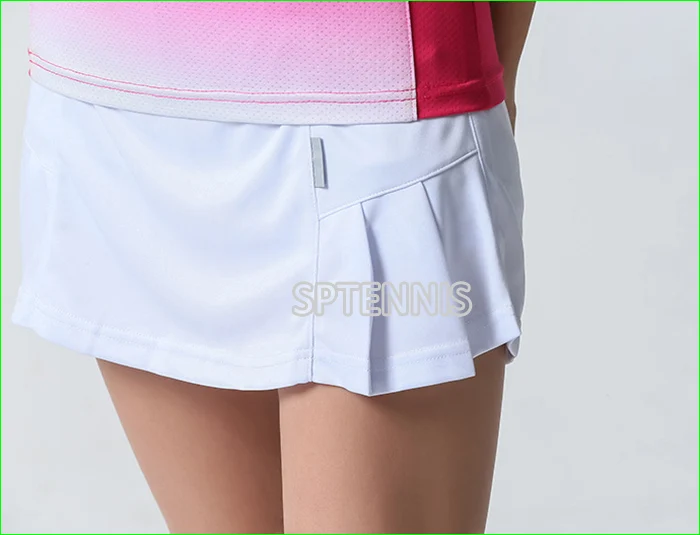 Детей приталенное теннисная юбка школьная юбка с внутренними шортами для взрослых Спортивная подготовка бадминтон юбка для девочки Для женщин XS 3XL