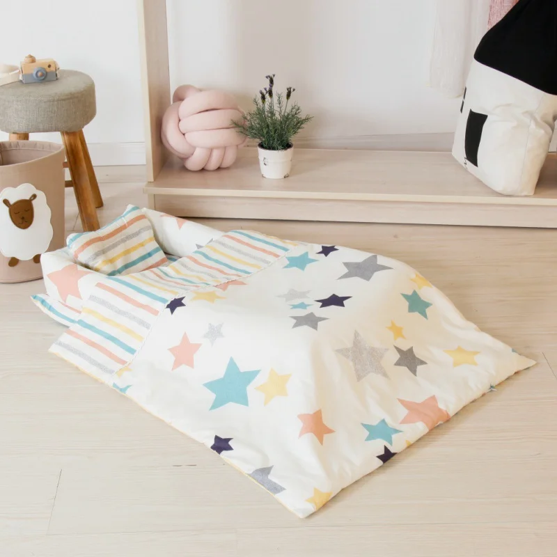 

Newborn Baby Bedding Quilt Pillow Mattresses Sheets Bumpers Home Baby Travel Bed Cradle Bed Throw Bed Cover Cartoon Blanket