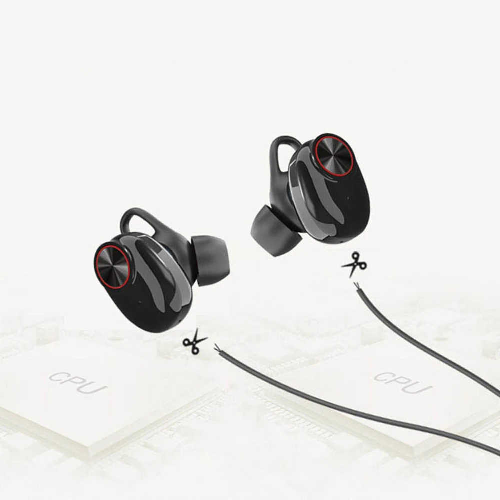 Bluetooth наушники с V4.2+ EDR стерео звук V5 беспроводные наушники Встроенный микрофон громкой связи Bluetooth TWS наушники
