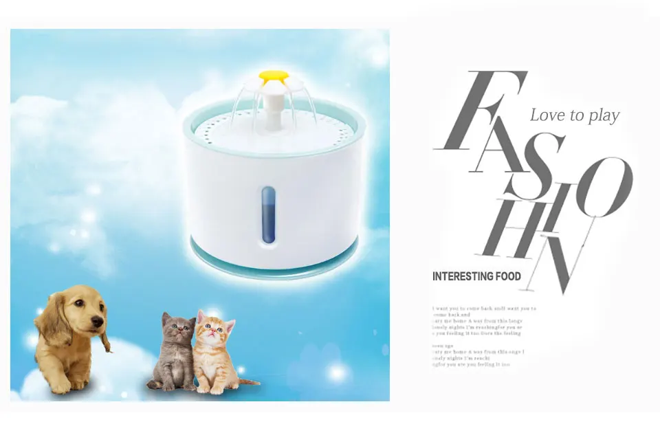 Pet Water Fountain For Cats Dogs USB Electric Water Dispenser Cat Drinker Fountain Filter   Automatic Drinking Bowl For Cats Dog (2)