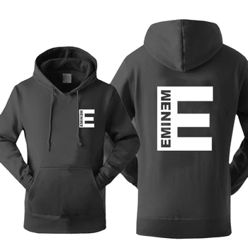 

Eminem Hoodie Men Punk Rock Hooded Sweatshirt 2020 New Spring Winter Fleece Hip Hop Streetwear Cool Print Hipster Sportswear