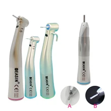 1 шт. x стоматологический волоконно-оптический светодиодный наконечник с угловым/прямым наконечником низкоскоростной наконечник 1:5 1:1 20:1 Deasin