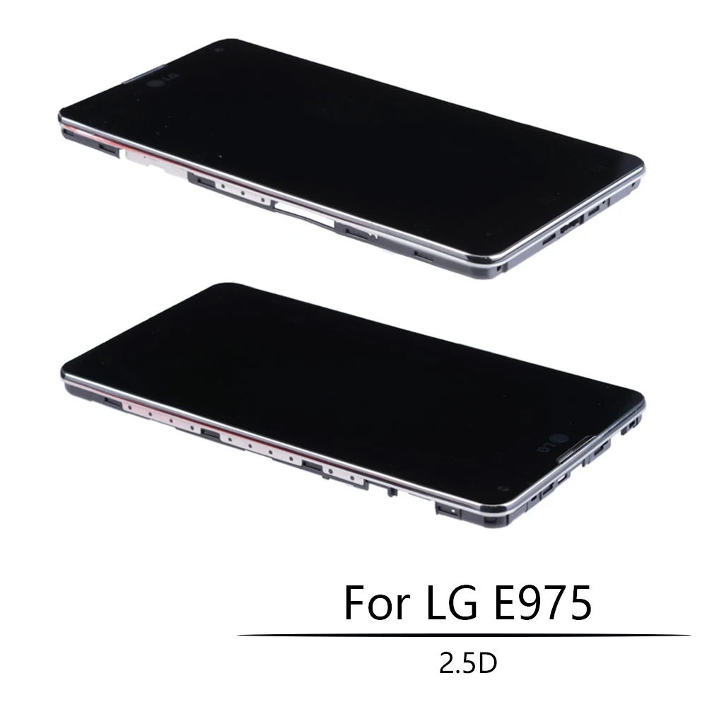 100% протестированный для LG E975 LS970 F180 E971 E973 ЖК дисплей сенсорный экран с рамкой
