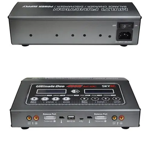Carregador de Equilíbrio Skyrc Final w ac - dc Descarregador D400 Duo 400 5 China duo charger Suppliers