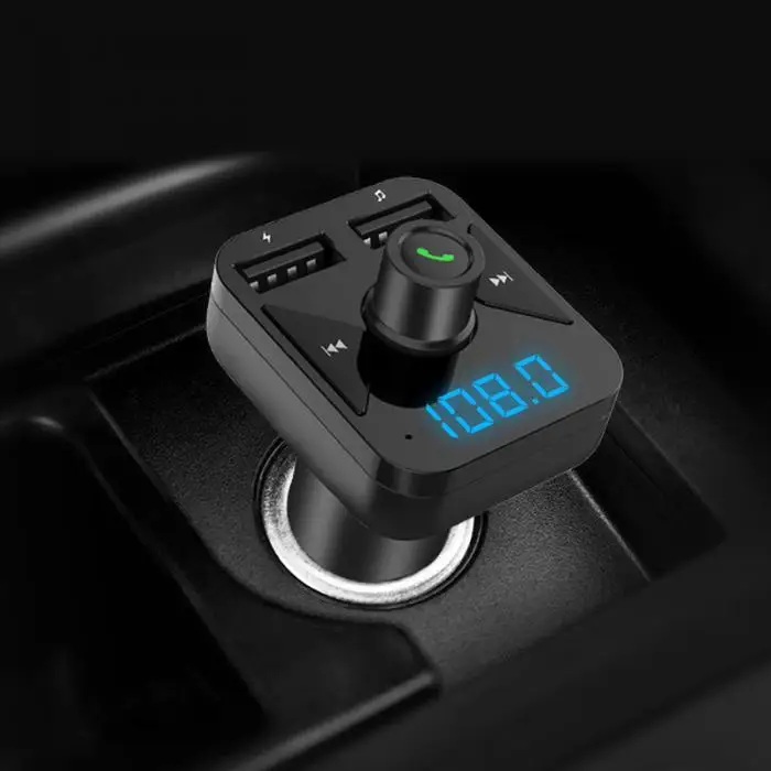 Mp3-плеер fm-передатчик Bluetooth беспроводной двойной USB выход Автомобильное зарядное устройство M8617
