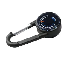 Мультитул Водонепроницаемый противоударный карабин Высокая точный компас термометр кемпинг Пеший Туризм Портативный аксессуары