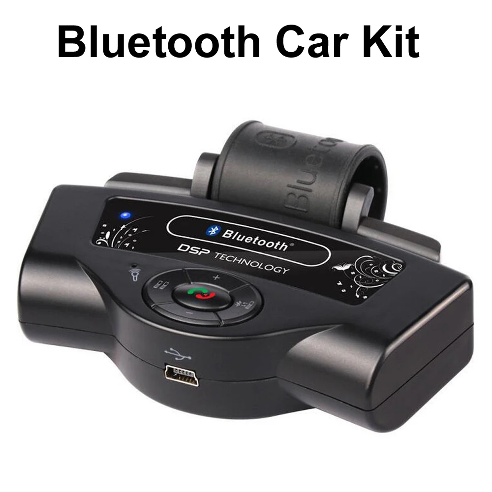 Portable Steering Wheel Handsfree Auto Bluetooth Car Kits Hands Free