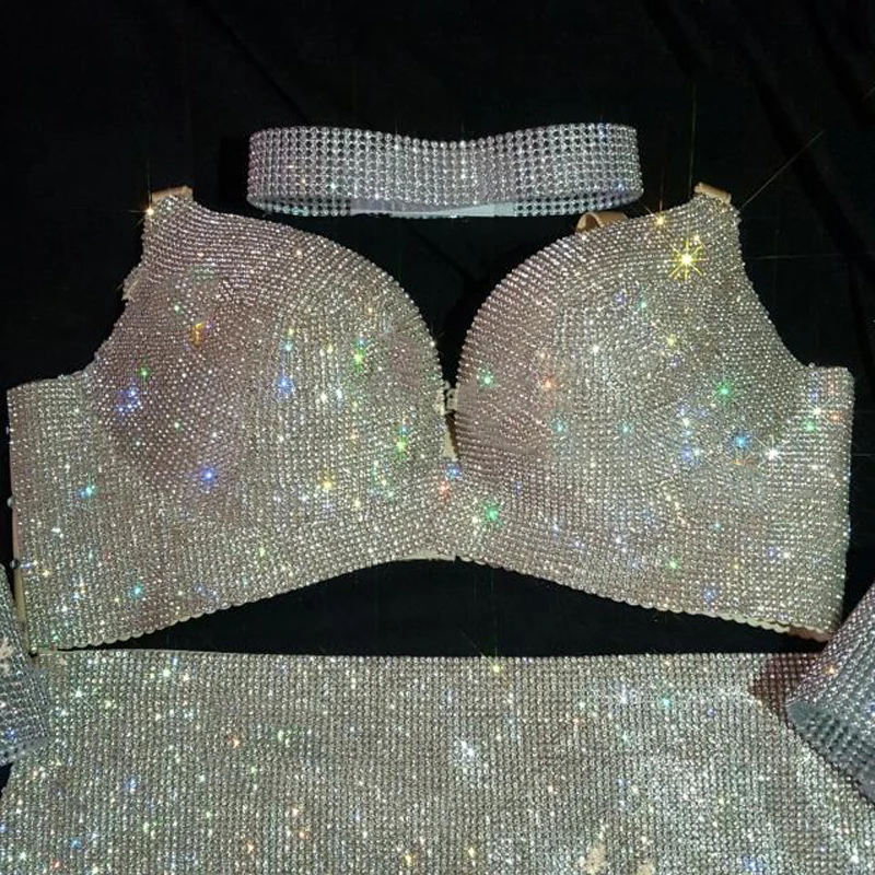 2018-New-black-Beauty-Pole-dance-Jazz-Dance-Costumes-For-Lady-Sexy-Tops-Pant-Women-Bar