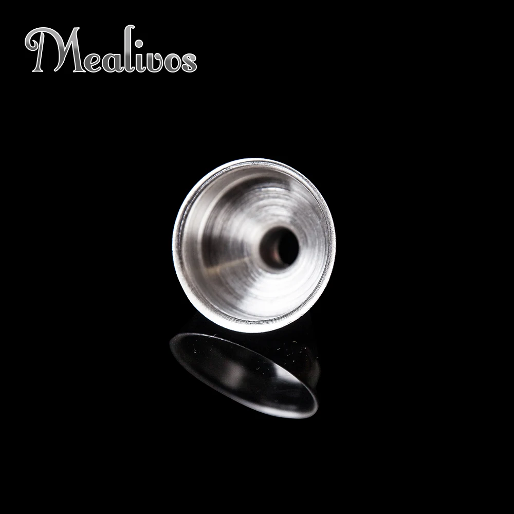 

2Pcs Stainless Steel Funnel Filler For Most Hip Flasks Wine Whisky Pot Wide Mouth