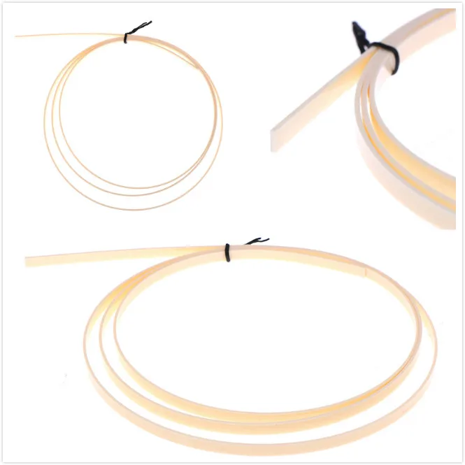 1Pc ABS Cream Ivory Color Guitar Binding Inlay Purfling Strip 165 x 0.6 0.15cm | Спорт и развлечения