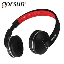 GORSUN E85, беспроводные Bluetooth наушники, стерео, ударные, бас, эластичные, складные, долгий режим ожидания, микрофон, большая совместимая Музыкальная гарнитура