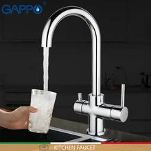 GAPPO, кухонный кран, хромированный кран для воды, кухонная раковина, смесители для питьевой воды, смеситель, кран на бортике, griferia