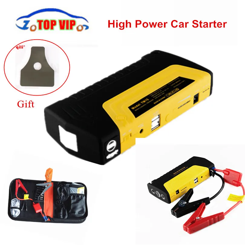 Hot Rated Emergency Car Jump Starter mini protable Power Bank Car Starter Multi Function font b