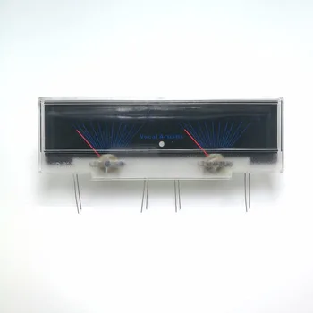 

Double header table pointer VU power amplifier DB preamplifier amps peak level backlight lamp hole send watch strap