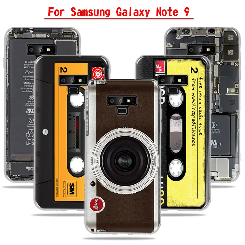 

Funny Designs Retro Camera Cartoon Painted Soft TPU Case For Samsung Galaxy Note 9 Back Cover Painting Case For Samsung Note9