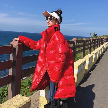 

Women's Cotton Clothing 2020 Casual Loose Down Jacket Cotton Coat Korean Winter Long Cotton Coat Female Parkas Jacket Outwear