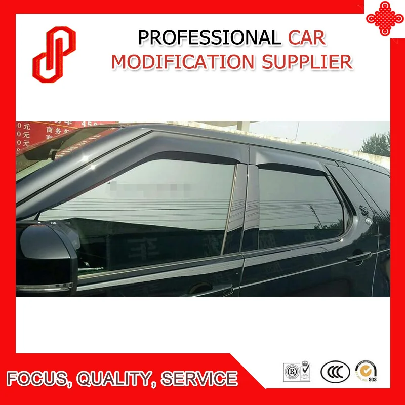 

High Quality Injection molding trim vent shade rain sun wind deflector window visor for Discovery 5
