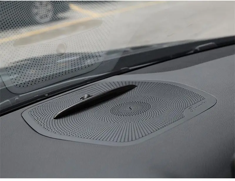Автомобильный Стайлинг аудио динамик приборной панели громкоговоритель Чехлы наклейки Накладка для Mercedes Benz GLE W166 ML GL GLS X166 авто аксессуары
