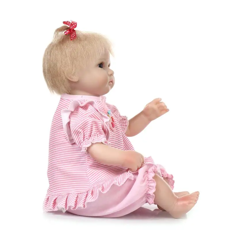 New Style Real Reborn Babies Silicone Reborn Dolls for Girls  Birthday Gift,15 Inch Lifelike Baby Newborn Dolls with Clothes