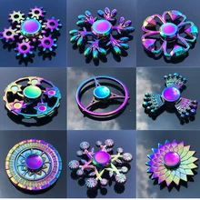 EDC Hand Finger Fidget Spinner With Diamonds Rare Unique Model Fish Bird Spiner Quiet Stress Reducer Gift Toys For Autism & ADHD