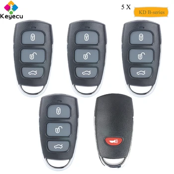 

KEYECU 5PCS/Lot Replacement Universal Remote B-Series for KD900 KD900+ URG200, KEYDIY Remote Key With 4 Button - FOB for B20-3+1