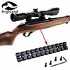 3pcs Low Profile See-Through Weaver Picatinny Rail Mount Tactical Ruger 10 22 10/22  11 slot Red Dot Scope Reflex Sight Mount