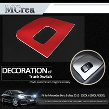 Mcrea Авто декоративная рамка для Mercedes Benz W213 E Class сзади кнопка переключателя соединительной линии рамка наклейки автомобильные аксессуары