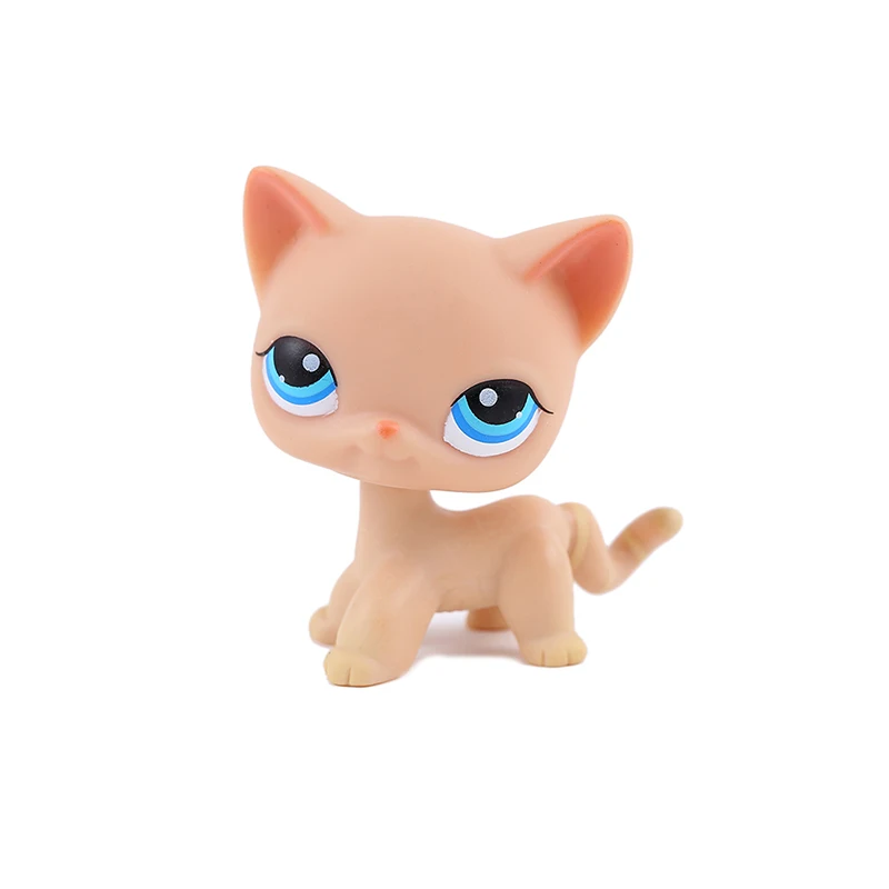 Toys Hobbies Littlest Pet Shop Green Eyes Animals Striped Littlest Pet Shop Lps Short Hair Cat Toy 1377