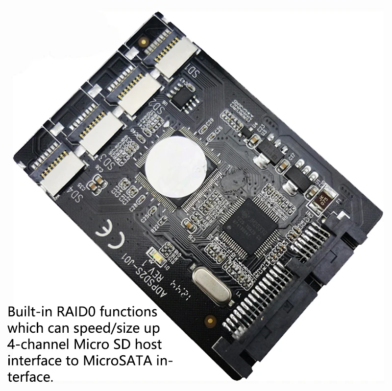 Buy Factory price SATA to 4 Ports Internal Micro SD