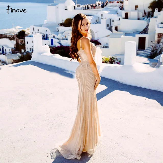 Champagne Evening Dress
