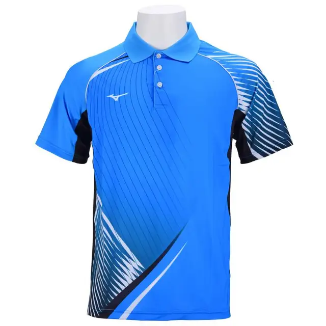 Mizuno Table Tennis Shirts Badminton Shirts For Men Tennis Jersey Quick