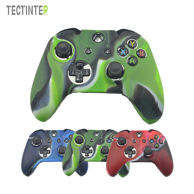 

Camouflage Soft Silicone Protective Skin Case Cover For Xbox One Controller Rubber Protector Shell Case For X box One Gamepad
