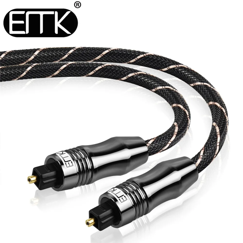 EMK S/PDIF шнур 3ft 6ft 10ft 20фт Цифровой оптический Волоконно аудио кабель Toslink|audio cable|optical
