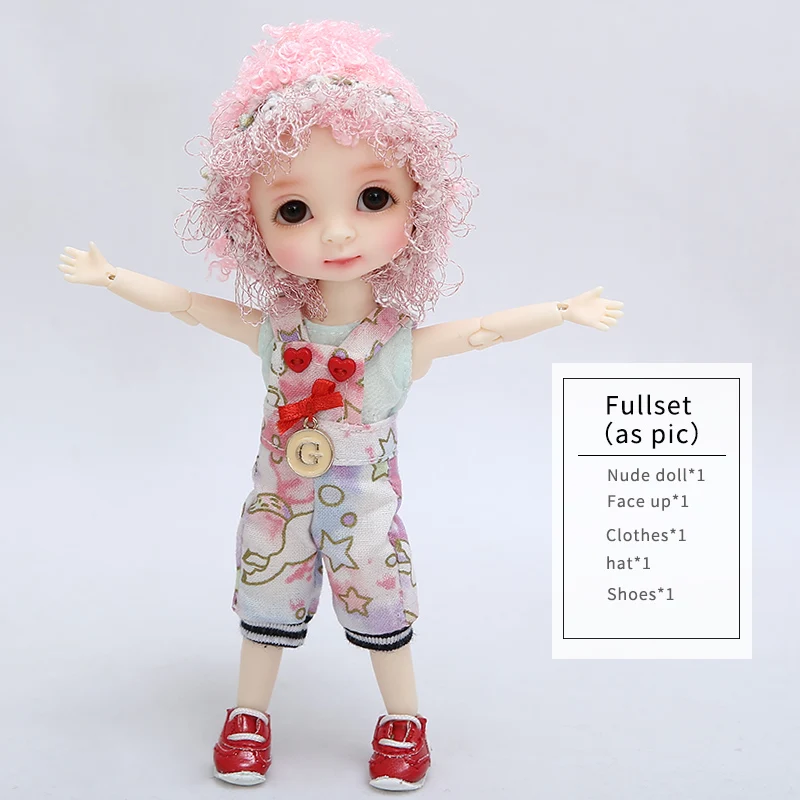 OUENEIFS Ollien Secretdoll BJD SD кукла 1/8 модель тела для маленьких девочек и мальчиков высококачественные игрушки магазин фигурки из смолы Irrealdoll luodoll - Цвет: Fullset as in pic