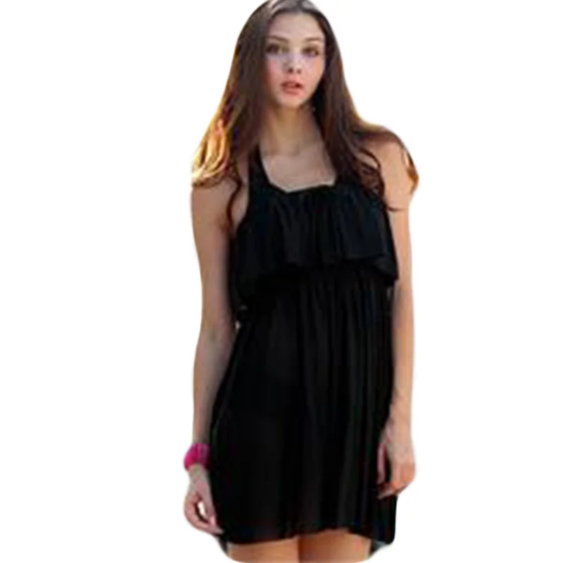 Women's Bikini Set Swimsuits Solid Halter Push Up Padded Biquini Beach