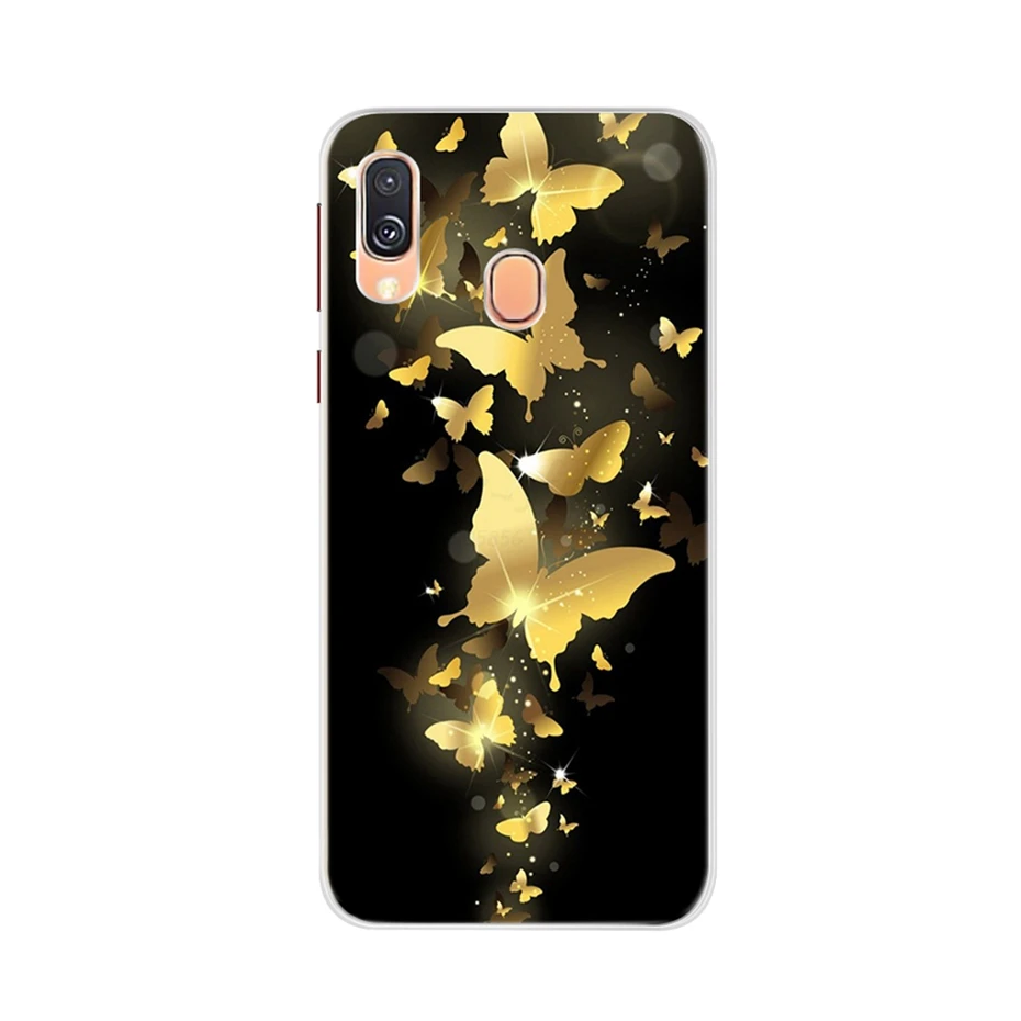 حقيبة لهاتف سامسونج A40 حالة غطاء على لسامسونج غالاكسي A40 A 40 A405F A405 SM-A405F الهاتف الحالات Fundas كوكه لينة سيليكون الوفير