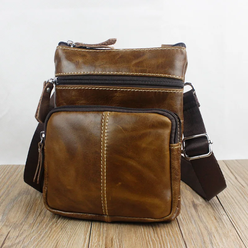 WESTAL Genuine Leather men bags male cowhide flap bag Shoulder Crossbody bags Handbags Messenger small men Leather bag M701 21